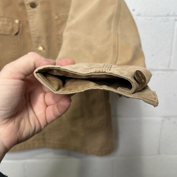 Vintage Carhartt Blanket-Lined Chore Coat “Brown” C01 BRN - Picture 7 of 10